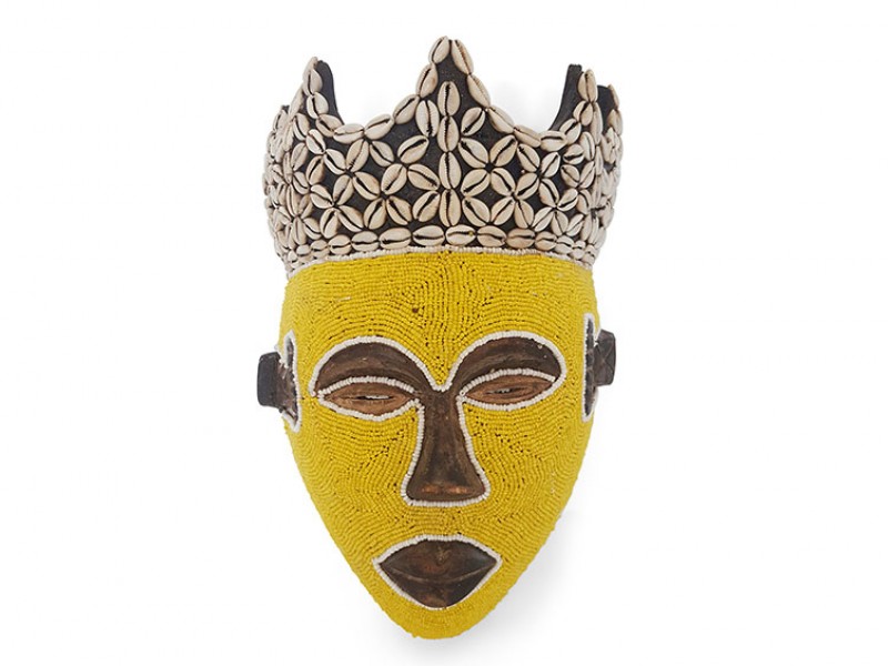Yellow Bamileke Mask Yellow Bamileke Mask